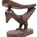 Neck rest - Wood - Yaka - Congo DRC