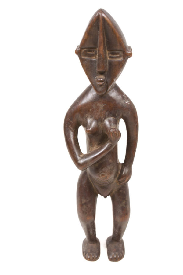 Ancestor Figure - Wood - Lwalwa - Congo