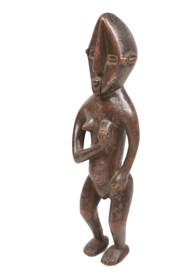 Ancestor Figure - Wood - Lwalwa - Congo