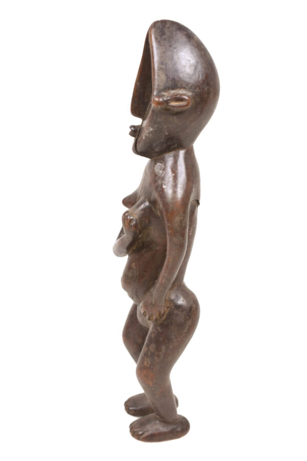 Ancestor Figure - Wood - Lwalwa - Congo