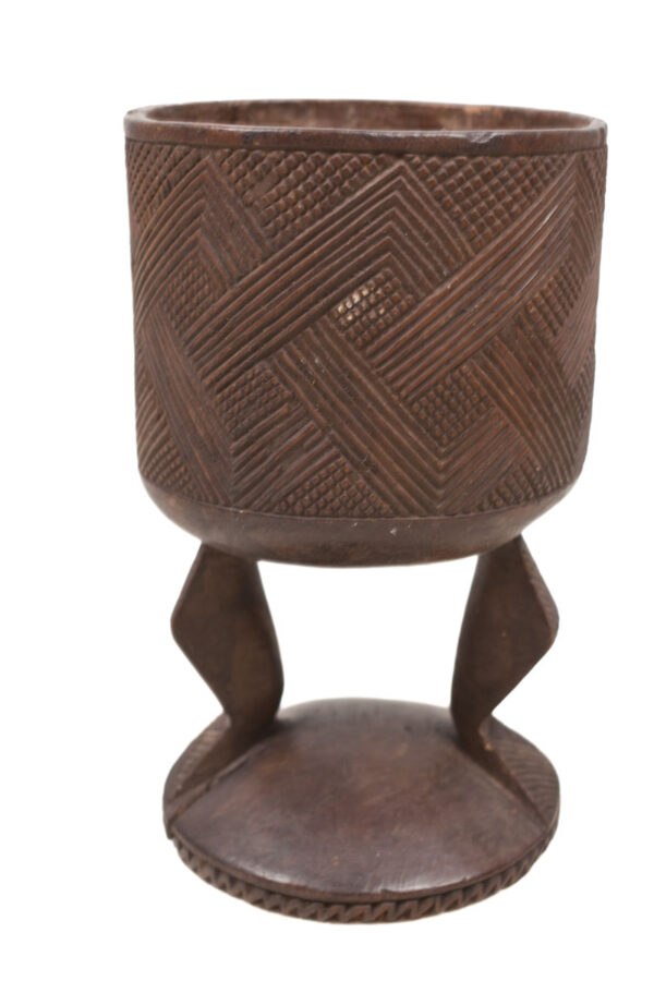 Tribal Cup - Wood - Kuba - Congo
