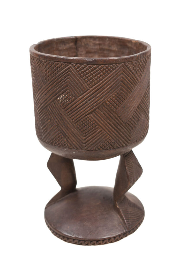 Tribal Cup - Wood - Kuba - Congo
