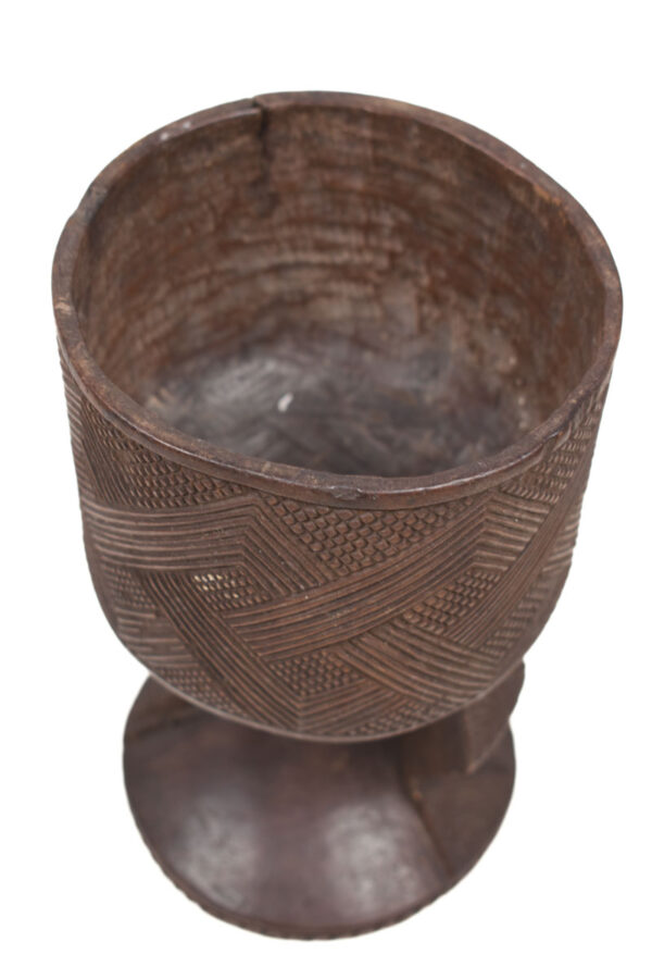 Tribal Cup - Wood - Kuba - Congo