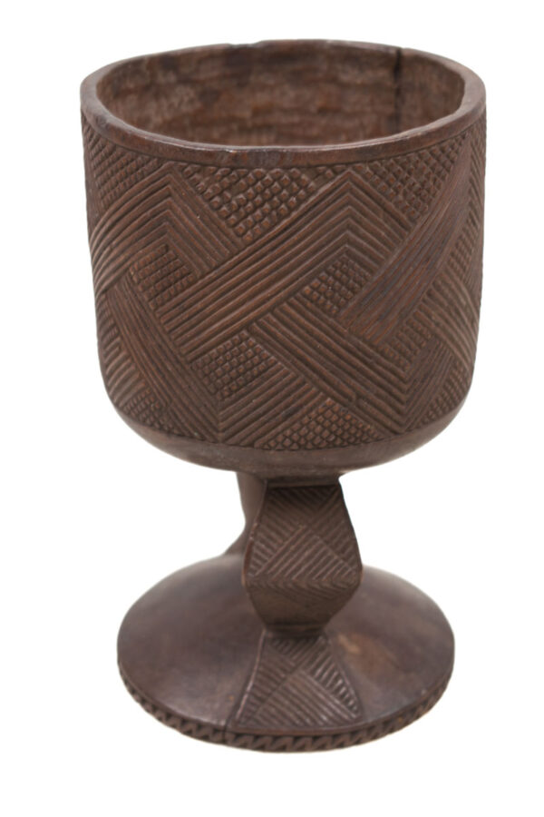 Tribal Cup - Wood - Kuba - Congo