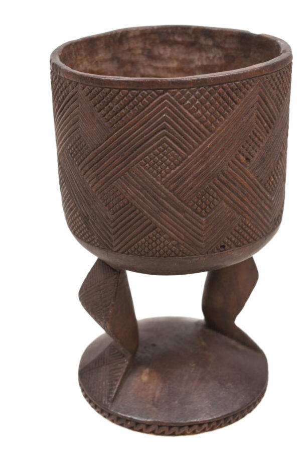 Tribal Cup - Wood - Kuba - Congo