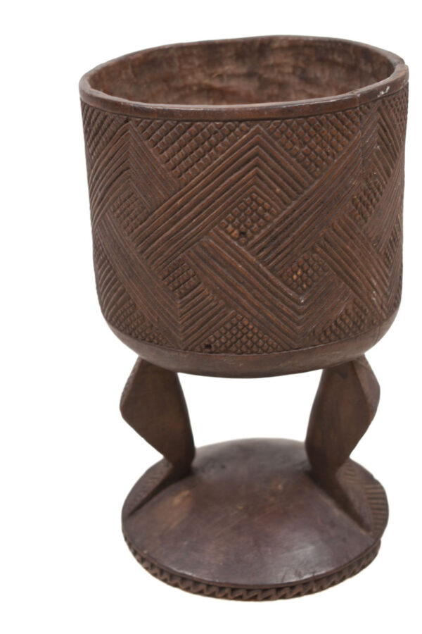Tribal Cup - Wood - Kuba - Congo