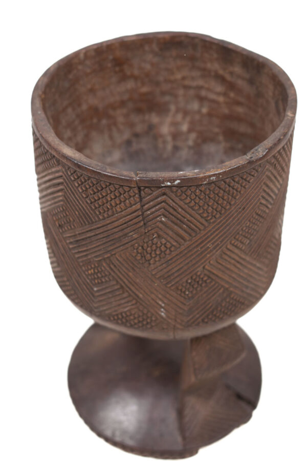 Tribal Cup - Wood - Kuba - Congo