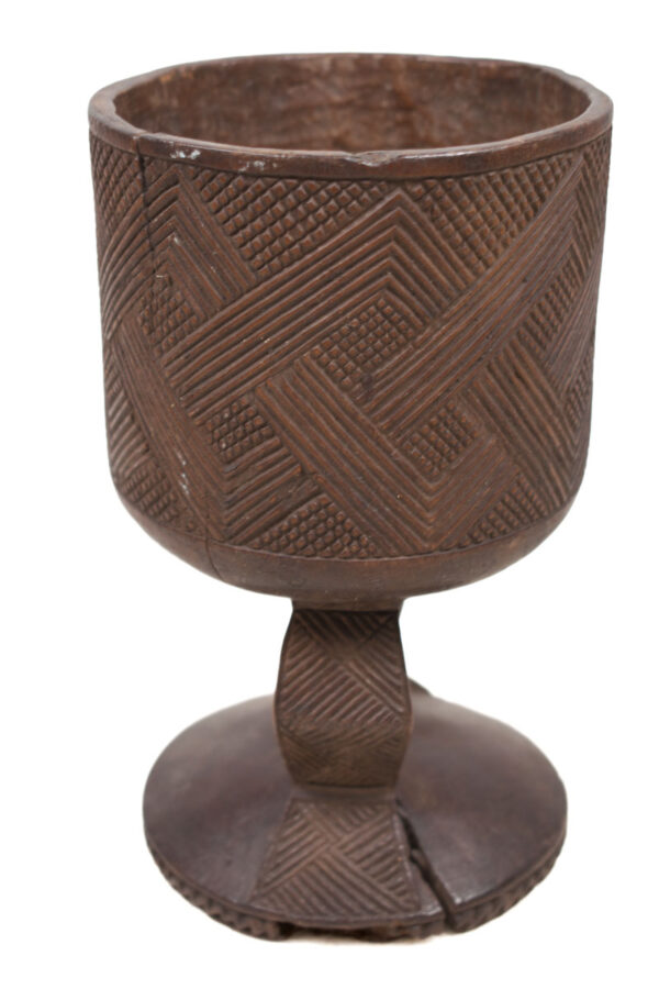 Tribal Cup - Wood - Kuba - Congo