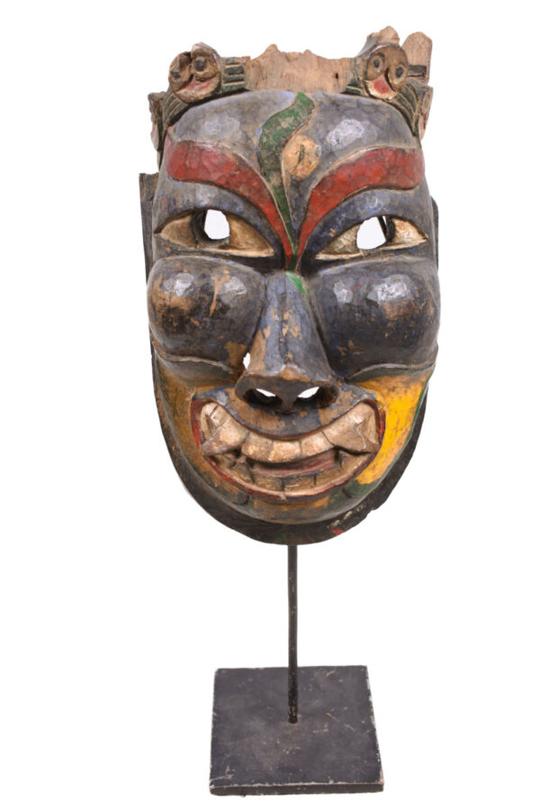 Tribal mask - Wood - Nepal