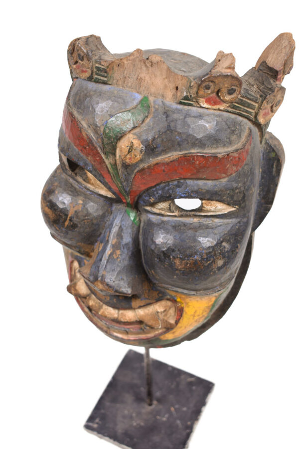Tribal mask - Wood - Nepal