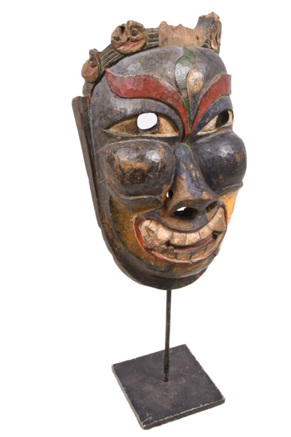 Tribal mask - Wood - Nepal
