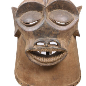Monkey Mask - Wood - Luba- Congo DRC
