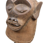 Monkey Mask - Wood - Luba- Congo DRC
