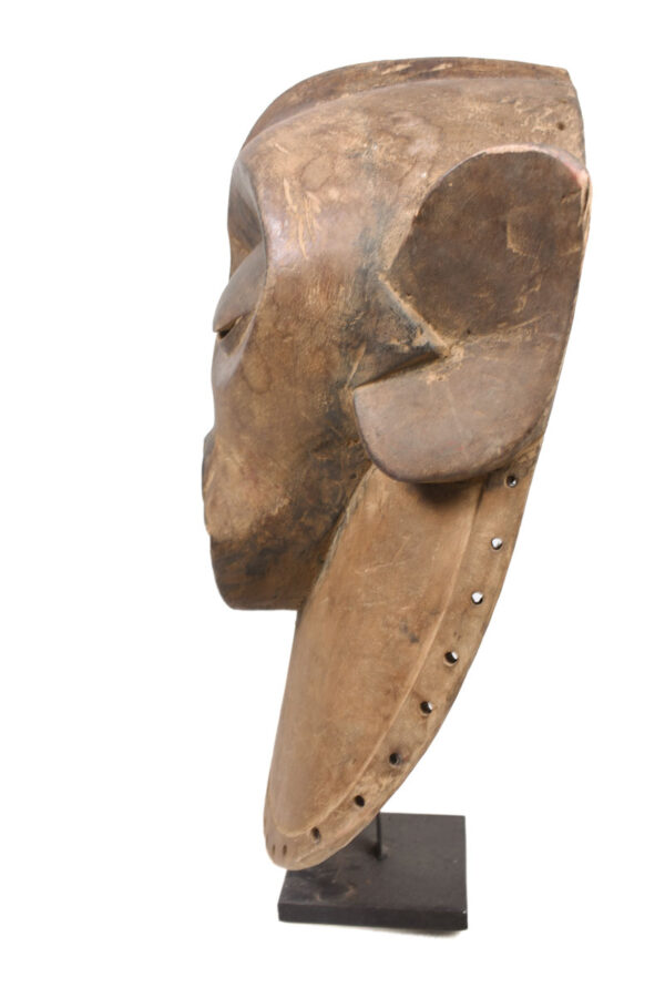 Monkey Mask - Wood - Luba- Congo DRC