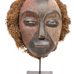 Mask - Wood, Raphia - Galoa - Gabon