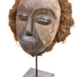 Mask - Wood, Raphia - Galoa - Gabon