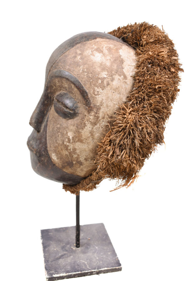 Mask - Wood, Raphia - Galoa - Gabon
