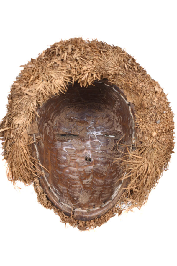 Mask - Wood, Raphia - Galoa - Gabon