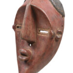 Initiation mask - Wood - Lwalwa - Congo