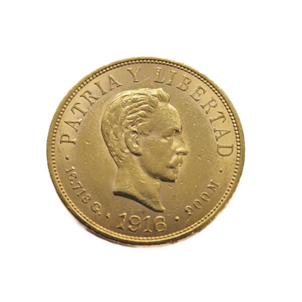 Cuba 10 Pesos 1916 José Martí