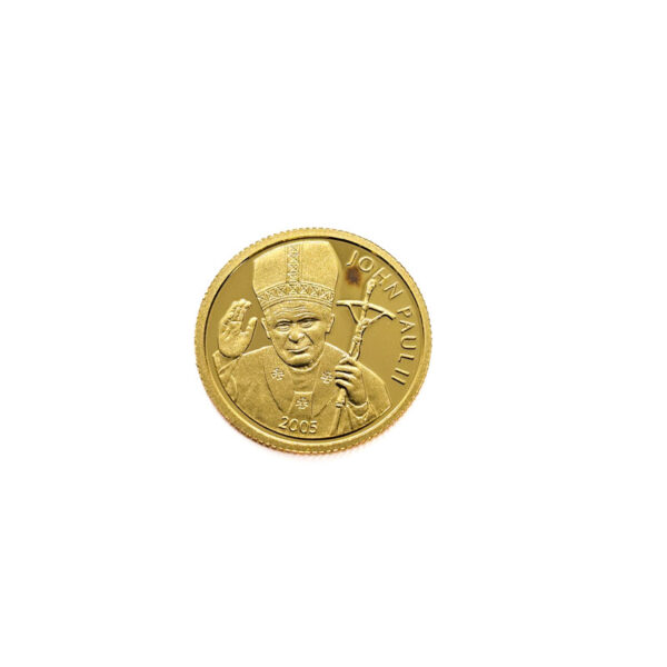 Samoa 10 Dollar 2005 Pope Johannes Paulus II - 1/25 Oz.