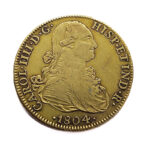 Mexico 8 Escudos 1804 - M Carlos IV