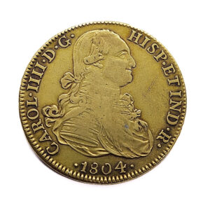 Mexico 8 Escudos 1804 - M Carlos IV