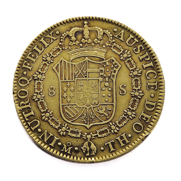 Mexico 8 Escudos 1804 - M Carlos IV