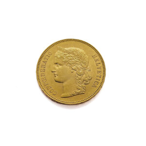 Switzerland 20 Francs 1894 Helvetica