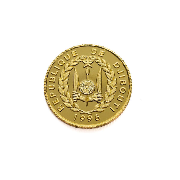 Djibouti 250 Francs 1996 Histoire de la Navigation - 1/25 Oz.