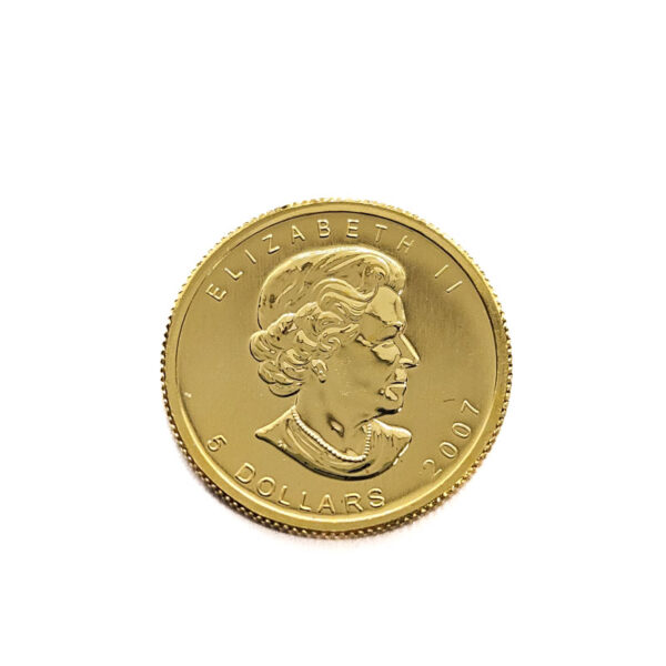 Canada 5 Dollars 2007 Maple leaf 1/10 Oz.