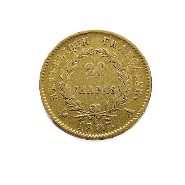 France 20 Francs 1807-A Napoleon