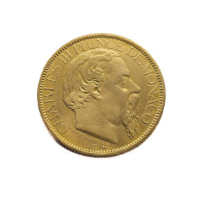Monaco 100 Francs 1886-A Charles III