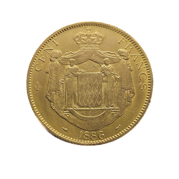 Monaco 100 Francs 1886-A Charles III