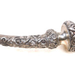 Beautiful silver tribal bracelet from probably India. Weight: 235 gram 925 Silver