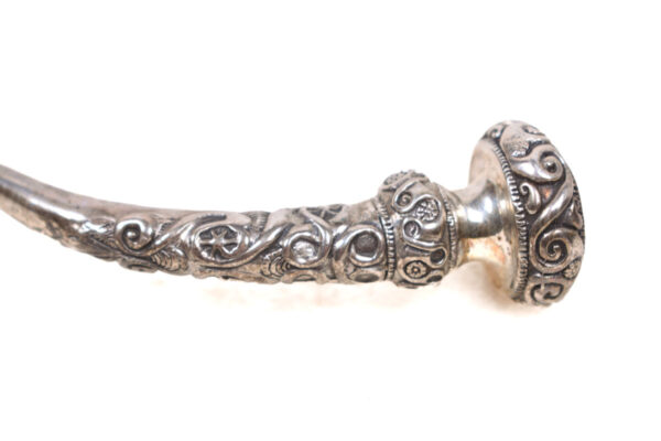 Beautiful silver tribal bracelet from probably India. Weight: 235 gram 925 Silver