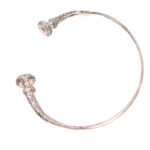 Beautiful silver tribal bracelet from probably India. Weight: 235 gram 925 Silver
