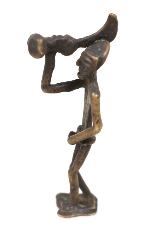 Goldweight figure - Bronze - Ashanti - Ghana