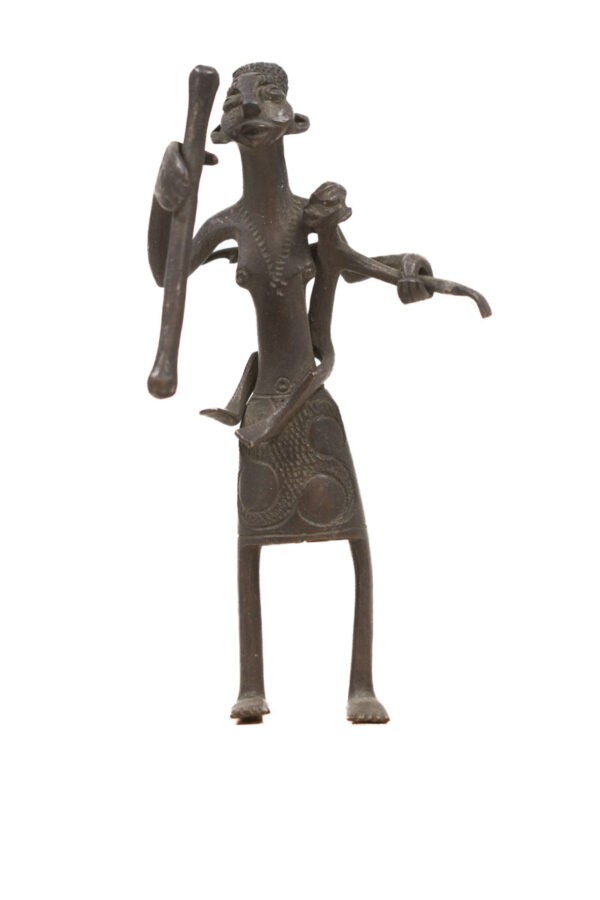 Maternity figure - Bronze - Fon - Benin