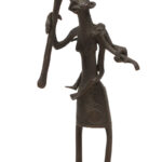 Maternity figure - Bronze - Fon - Benin