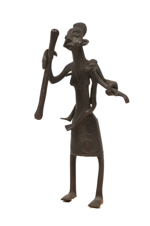 Maternity figure - Bronze - Fon - Benin