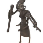 Maternity figure - Bronze - Fon - Benin