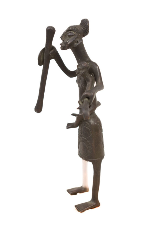 Maternity figure - Bronze - Fon - Benin