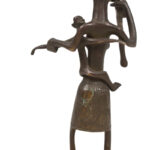 Maternity figure - Bronze - Fon - Benin