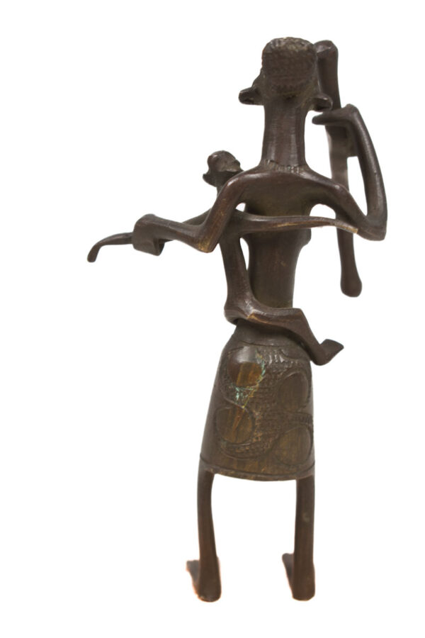 Maternity figure - Bronze - Fon - Benin