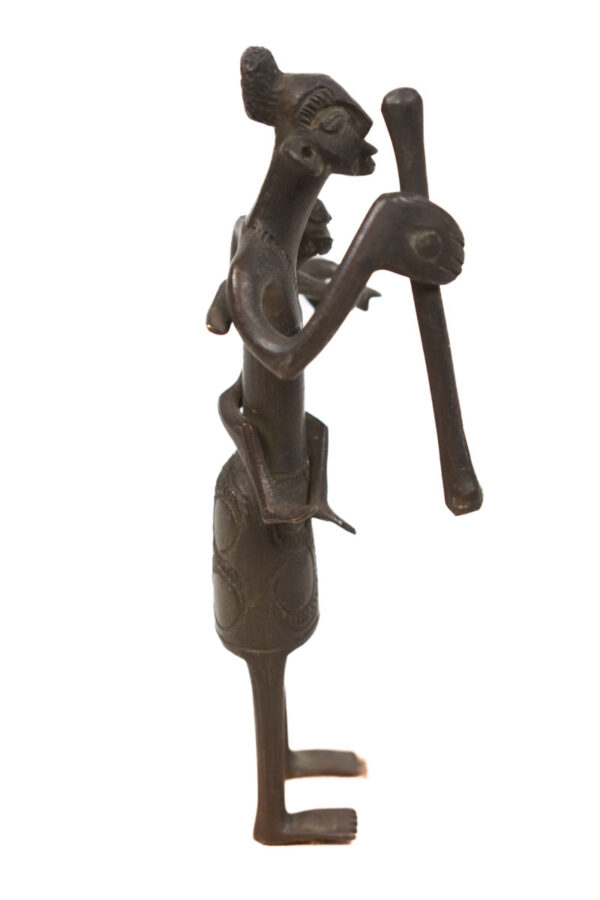 Maternity figure - Bronze - Fon - Benin