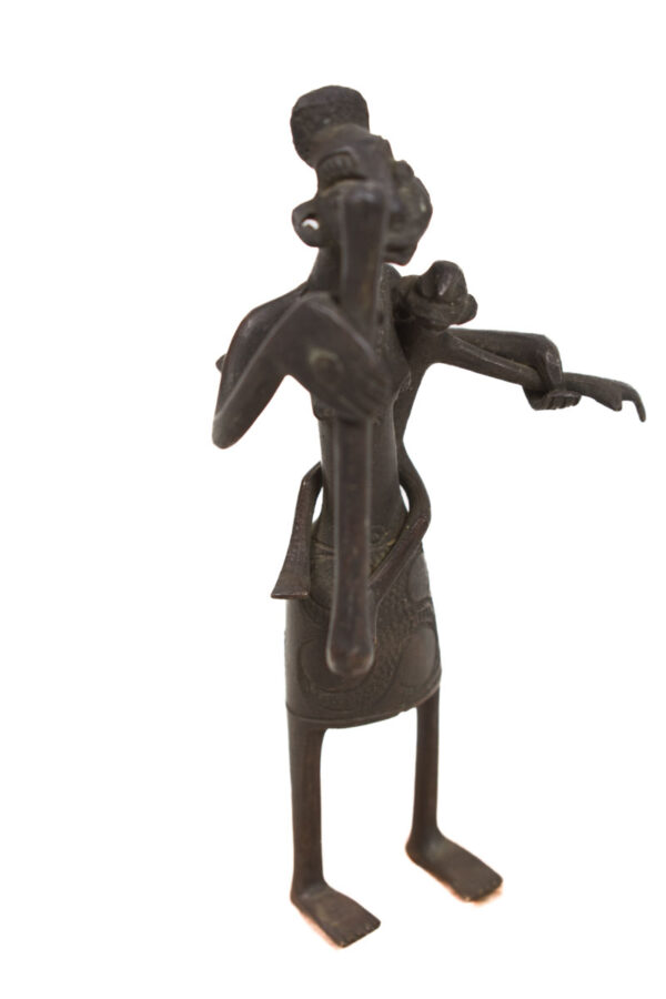Maternity figure - Bronze - Fon - Benin