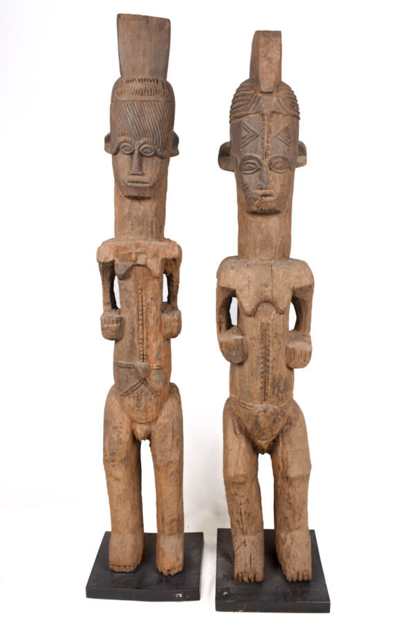 Alusi Couple- Wood - Ibo - Nigeria