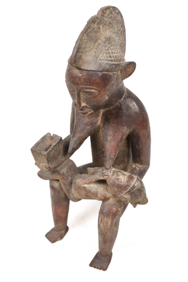 Maternity figure - Wood - Yoruba - Nigeria