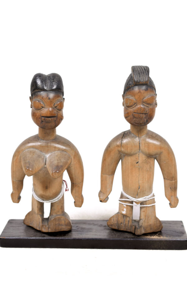 Couple figure - Wood - Adan Ewe - Togo